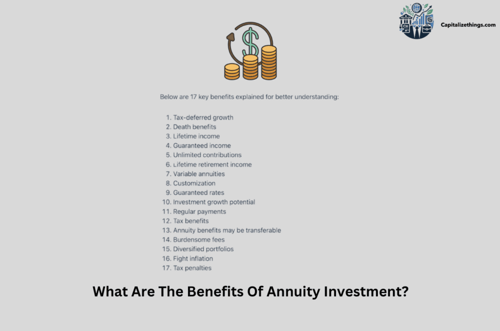 advantages of investing in annuities