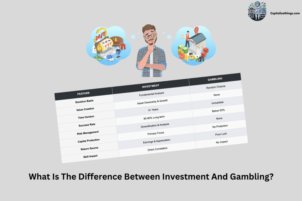investment and gambling key differences