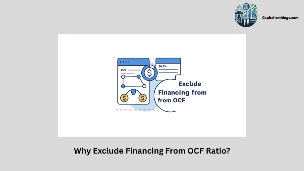 ocf ratio exclusion of the financings